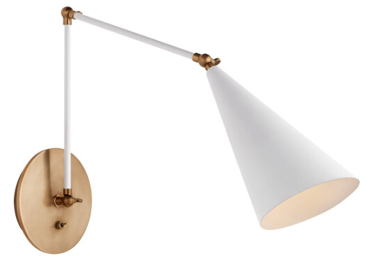 Clemente vägglampa dubbel vit Clemente vägglampa dubbel vit