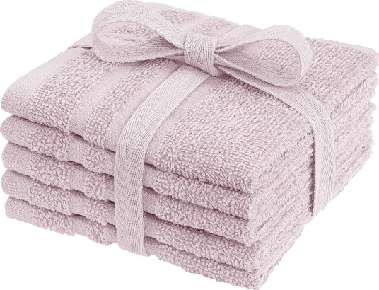 Borganäs Of Sweden Basic Terry Cloths 25x25 Cm Sand Pink 5 Pack 25x25cm