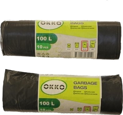 Hella Universelle Søppelsekker 100 L 10 Stk.