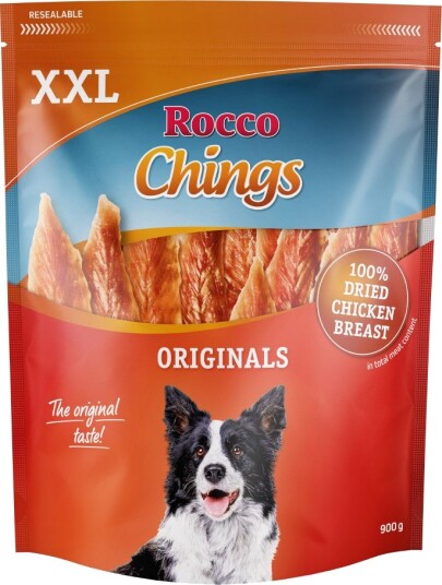 Rocco Chings Xxl Pack Kyllingbryst Tørket 4 X 900 G