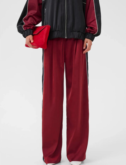 Gestuz Gztracey Hw Pants Burgundy 34 Gestuz Gztracey Hw Pants Burgundy 34