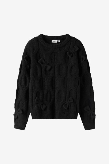 Name It Pullover nkfOlivia LS Knit Svart