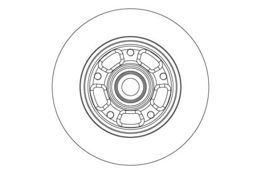 Bremseskive TRW DF6549BS Bremseskive TRW DF6549BS