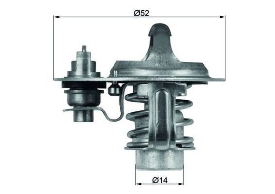 Termostat MAHLE ORIGINAL TX 76 88D