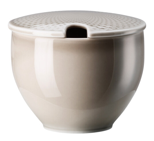 Rosenthal Junto Pearl Grey sukkerskål med lokk Rosenthal Junto Pearl Grey sukkerskål med lokk