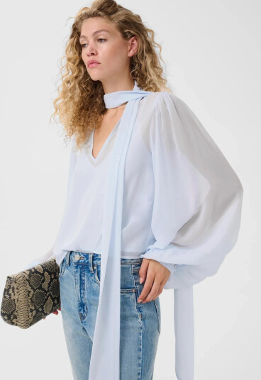 Gestuz Gzzurina Blouse Blue 40 Gestuz Gzzurina Blouse Blue 40