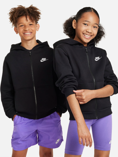 Nike Sportswear Club Fleece Hoodie Sort XS