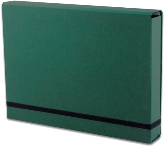 A4 Lux Eco Mappe Med Strikk Grønn Tt6907 A4 Lux Eco Mappe Med Strikk Grønn Tt6907