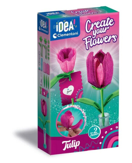 Clementoni Idea Fragrant Flowers Byggesett Tulipan Clementoni Idea Fragrant Flowers Byggesett Tulipan