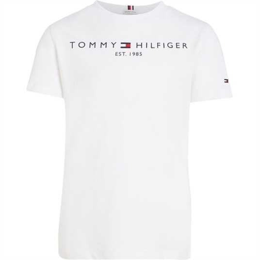 Tommy Hilfiger Essential T-Shirt White 16 år/176
