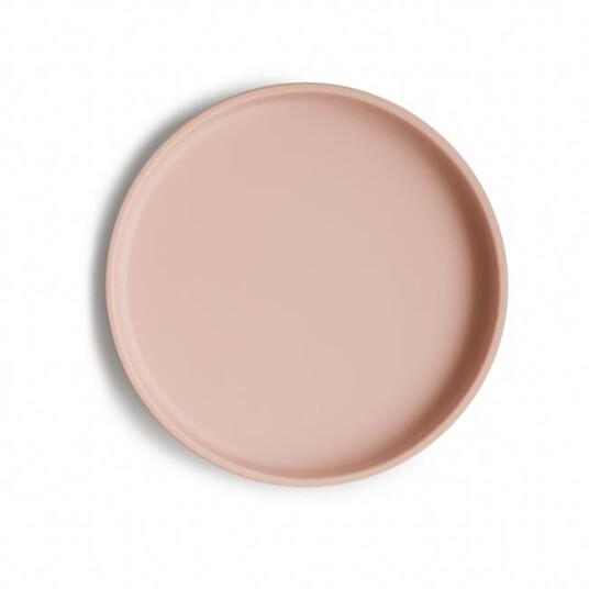 mushie Silikonplate Class ic med sugesokkel Blush