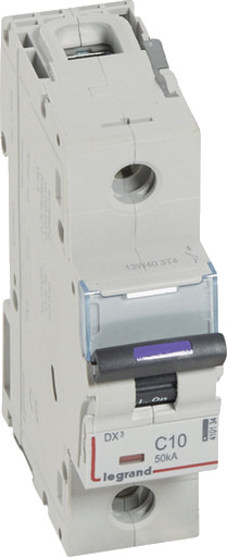 Legrand DX3 MCB automatsikring C10 1P 1M 50kA