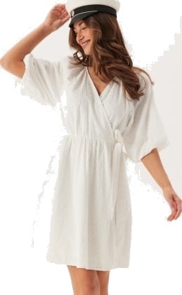 SELECTED FEMME Slfhannah 2/4 SHORT WRAP BRODE Bright White 40