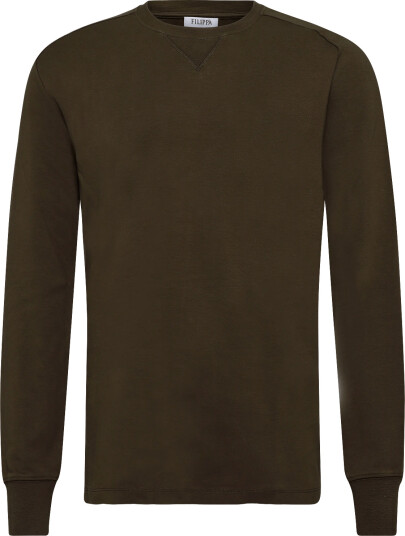 Filippa K Hammer Sleeve Sweater - Khaki green - XS