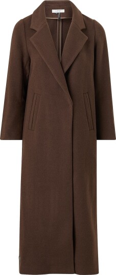 Hést Ullkåpe Mathea Coat Brun