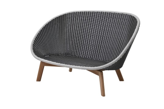 Cane-line Peacock 2-seter sofa Grey/light grey Grå