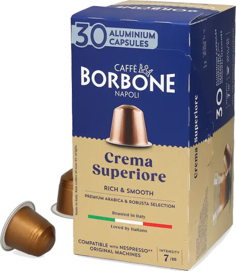 Caffè Borbone | Crema Superiore 30 kapsler til Nespresso®