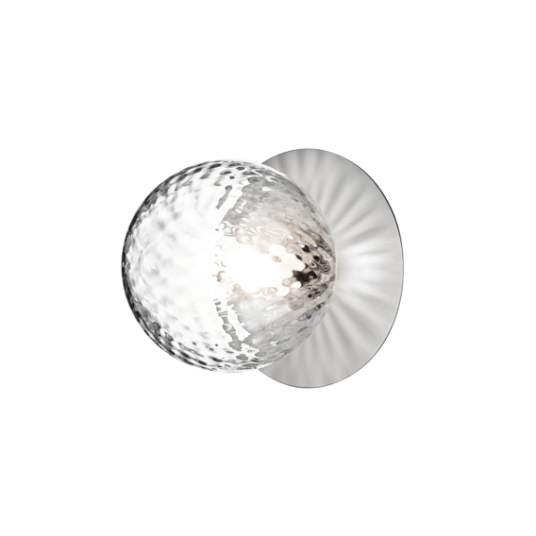 Nuura Liila 1 Vegg/Taklampe - medium - light silver / optikk Nuura Liila 1 Vegg/Taklampe - medium - light silver / optikk