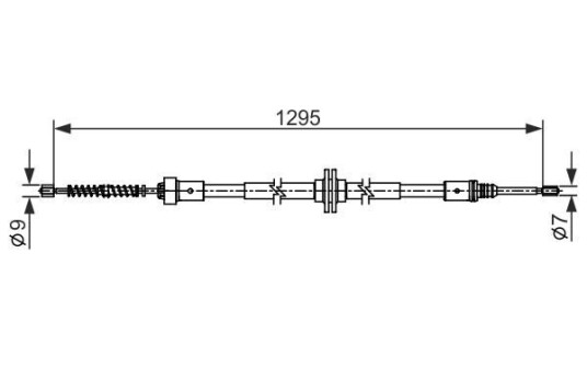 Bremsewire BOSCH 1 987 482 558 Bremsewire BOSCH 1 987 482 558