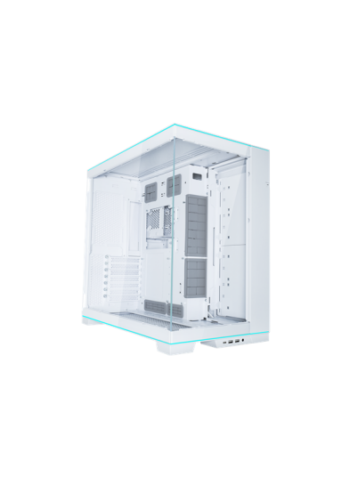 Lian Li O11 Dynamic EVO RGB Kabinett Hvit for ATX, E-ATX, Mini-ITX Lian Li O11 Dynamic EVO RGB Kabinett Hvit for ATX, E-ATX, Mini-ITX
