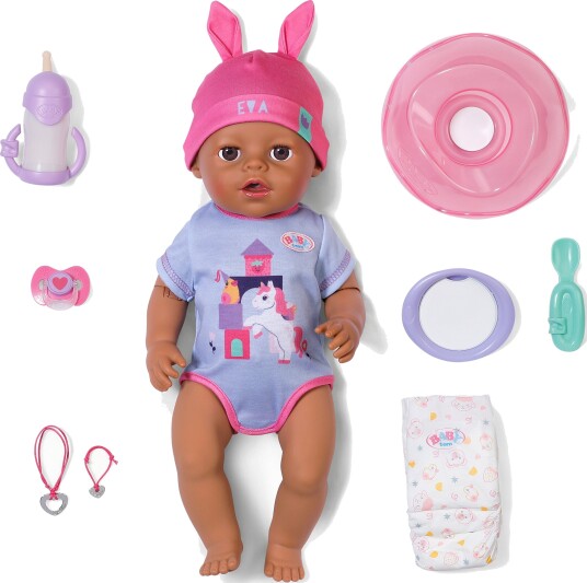 Baby Born Eva Interaktiv Dukke 43 cm fra 3 år Baby Born Eva Interaktiv Dukke 43 cm fra 3 år