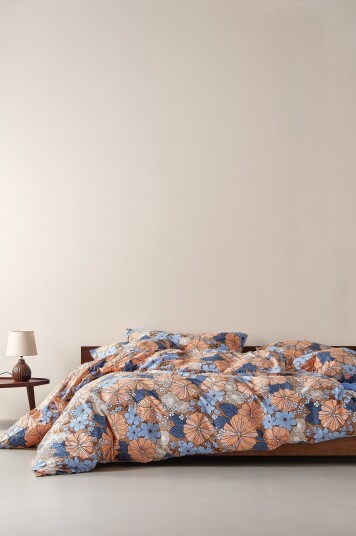 Jotex Bold Dynetrekksett Dobbeltseng Brun/multi FIORI 21135800397