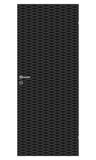 Swedoor Dørbl Charisma D200 7x20 Svart