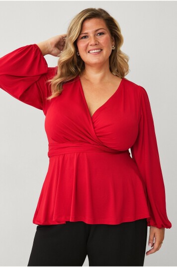 Ellos Collection Topp Josefin Rød