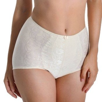 sassa Truser Shiny Jacquard Shaping Brief Champagne polyester 38 Dame