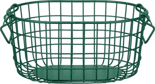Blomus Storage Basket   17 X 37 X 27 Cm   Kago   Rain Forest   Green   L 21.8CM