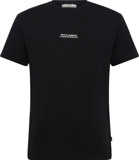 Replay T Shirt Relaxed Black M