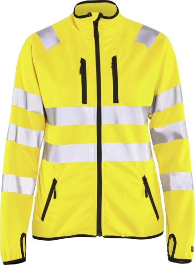 Blåkläder 492625123300XS Softshelljakke dame, varselgul, varsel Str. XS, Klær