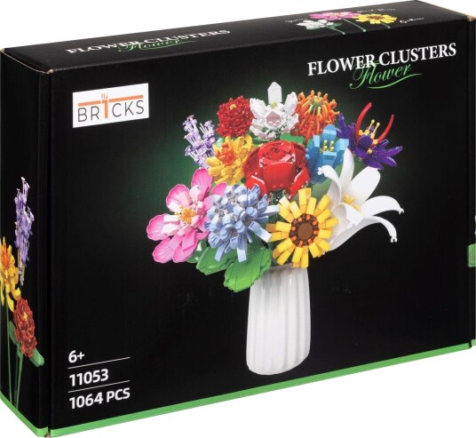Br1cks Blomstebukett Byggesett 6+ År 1064 Deler Br1cks Blomstebukett Byggesett 6+ År 1064 Deler