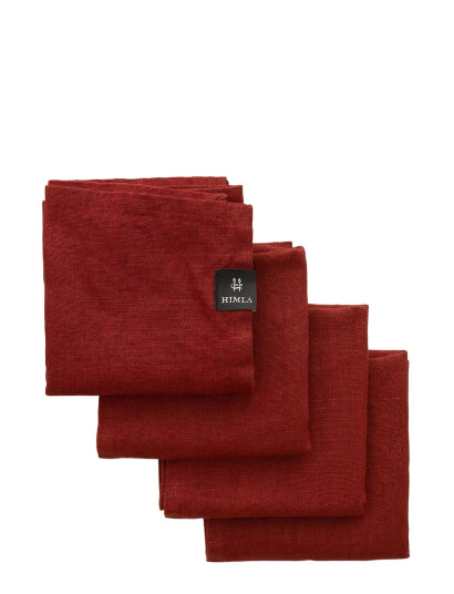 Himla Sunshine Napkin 4-Pack - Pink - 45X45CM Himla Sunshine Napkin 4-Pack - Pink - 45X45CM