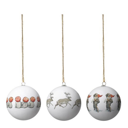 Design House Stockholm  Elsa beskow julekuler smånissene 3 stk