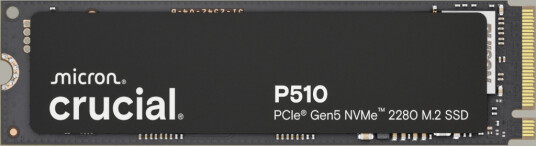 Crucial P510 2TB NVMe M.2 SSD PCIe 5.0 med høy ytelse Crucial P510 2TB NVMe M.2 SSD PCIe 5.0 med høy ytelse