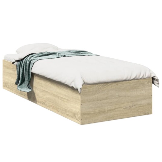  Sengeramme sonoma eik 100x200 cm konstruert tre 8721102616891