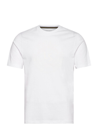 Lyle & Scott Sport Redefined Sportswear Graphic T Shirt   White   S