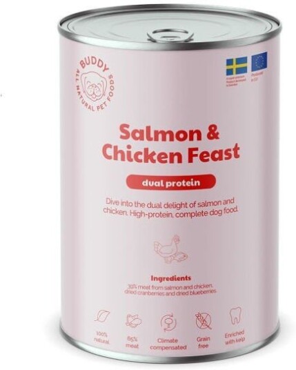 Buddy Petfoods Buddy Salmon & Chicken Feast 400 G