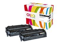 Owa - 2 Pakker - Sort - Kompatibel - Tonerpatron - For Hp Laserjet Pro 400 M401 Mfp M425