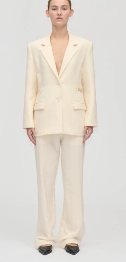 STINE GOYA 2513 Airy Tailoring Elastic Detail   Cream   XS