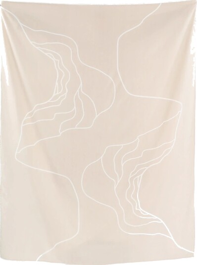 The Organic Company Reconnect Wrap   Beige   140X 180CM
