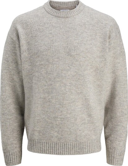 Jack & Jones Pullover jjeSoho Ollie Knit Crew Neck SN Grå Jack & Jones Pullover jjeSoho Ollie Knit Crew Neck SN Grå