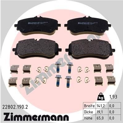 Bremseklosser ZIMMERMANN 22802.190.2 Bremseklosser ZIMMERMANN 22802.190.2