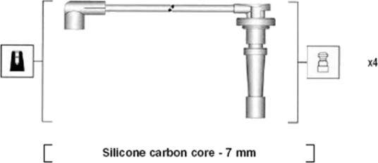 MAGNETI MARELLI 941315070894 Tennplugg kabelsett