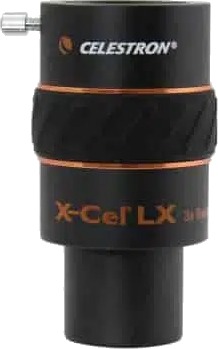 Celestron Ce93428, Teleskopadapter, Sort, Aluminium, 3X, 3,18 Cm, 3,18 Cm