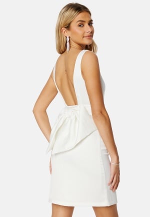Bubbleroom Occasion Parisa Bow Dress White 38