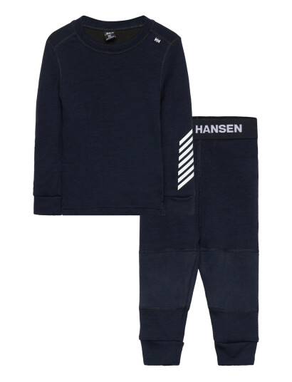 Helly Hansen K Lifa Merino Set - Navy - 92