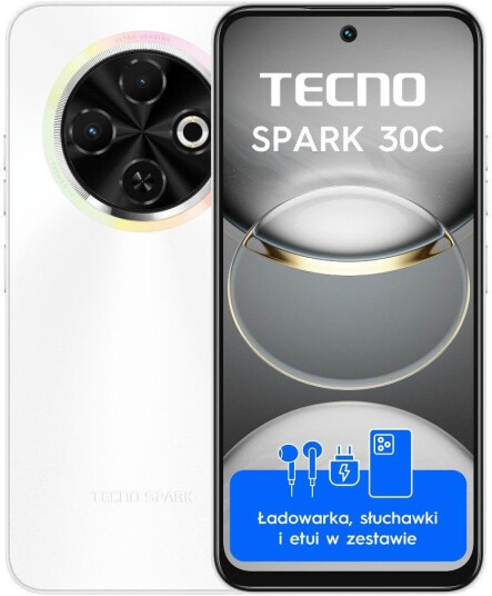 Tecno Spark 30C 4GB/128GB Hvit Tecno Spark 30C 4GB/128GB Hvit