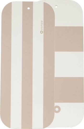 Rotor design Vendbart skjærebrett Stripes Beige